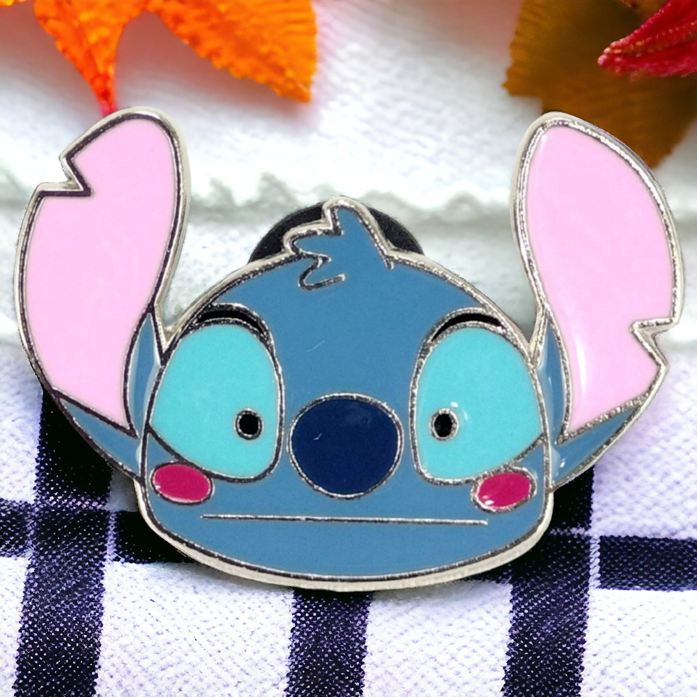 Disney Pin 122997 Emoji Blitz Stitch Booster Embarrassed only - Picture 1 of 2